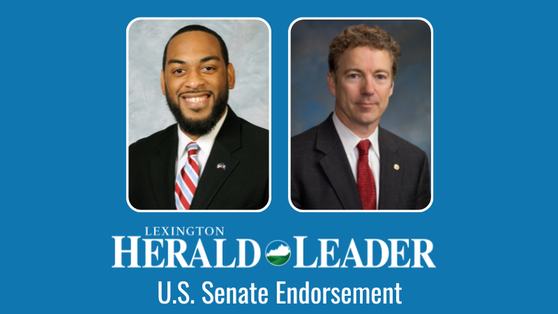 Charles Booker and Sen. Rand Paul are running in the 2022 general election for the U.S. Senate.