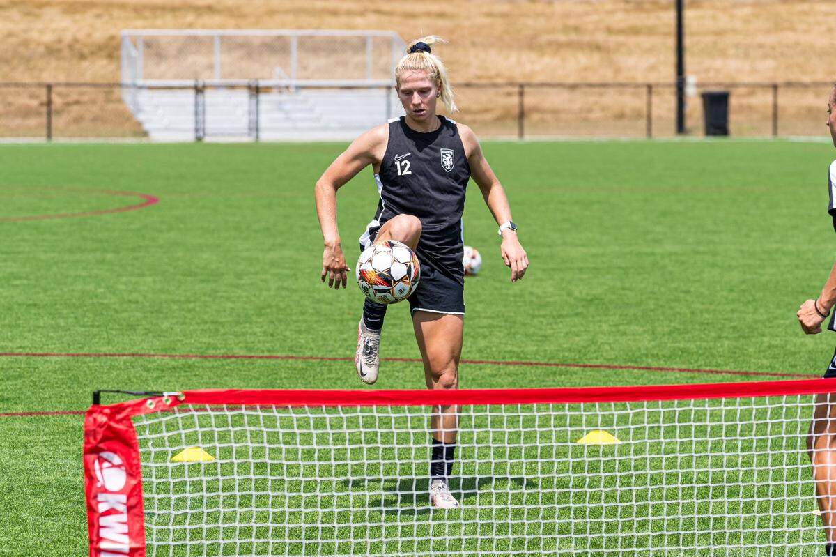Lexington Sporting Club forward Marykate McGuire is one of several players on the 2024-25 roster who recently completed college careers. McGuire played college soccer at Duke and Ole Miss.