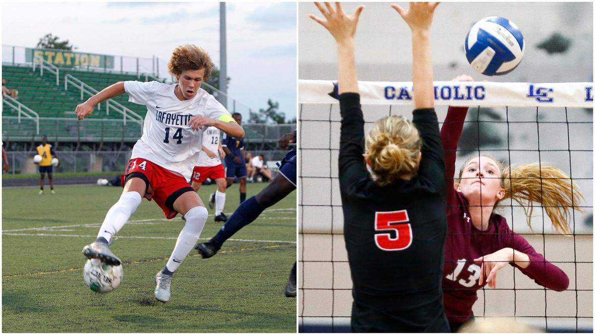 Lafayette’s boys’ soccer team and Tates Creek’s volleyball team both advanced to the semifinals of their respective 11th Region tournaments on Tuesday.