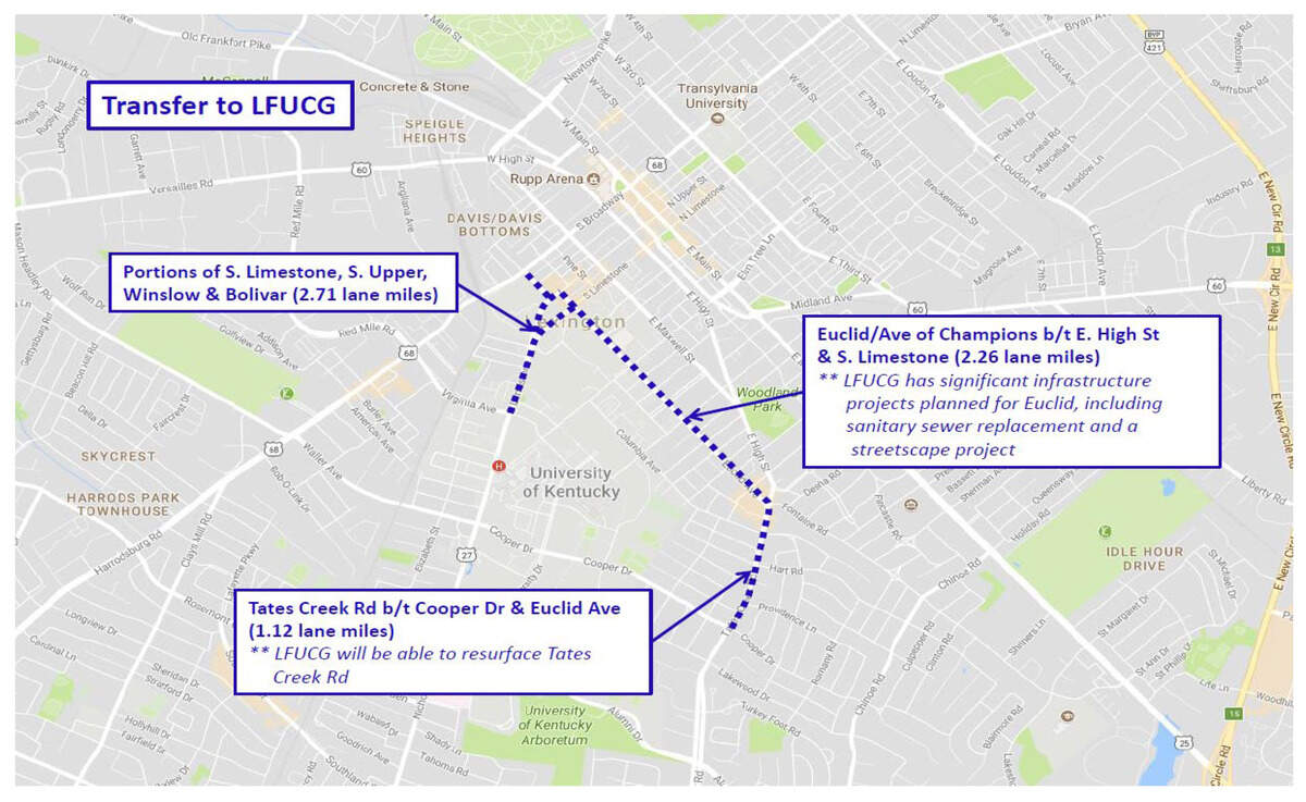 Lexington will lower speed limits by the end of the year on several downtown streets. The city recently got control of the streets through a road swap with the state.