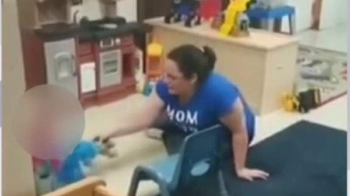 WKYT shared this video of a daycare worker who has been charged with criminal abuse.