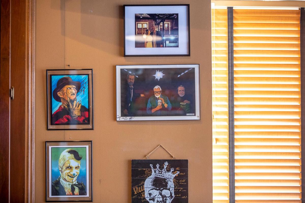 Colorful paintings and art works cover the walls at Romero’s at 2 E. Main St. in Mt. Sterling, Ky. Co-owner George C. Romero is the son of George A. Romero of “Night of the Living Dead” directing fame.