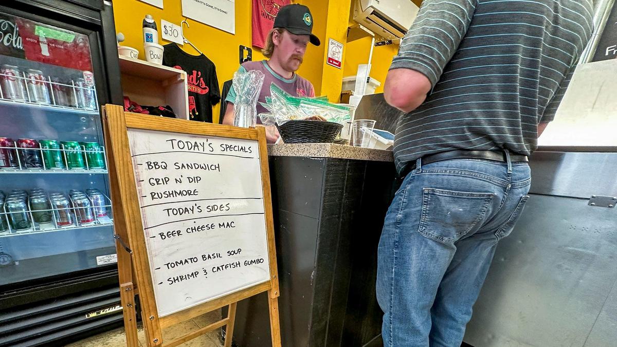 Dad’s Favorites Deli has a regular menu of eight sandwiches and daily specials for the five other days it is open. The also have homemade soups and sides, sold separately, to go with their sandwiches.