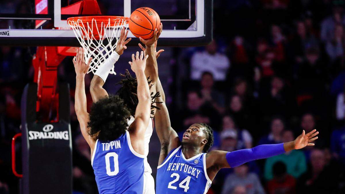 Box score from Kentucky basketball’s 75-68 loss at Georgia
