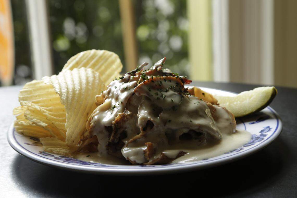The hot brown at Stella’s Kentucky Deli.