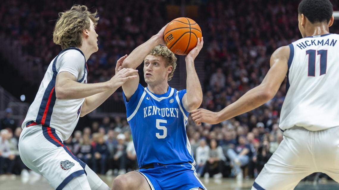 Box score from No. 4 Kentucky basketball’s 90-89 overtime win over No. 7 Gonzaga in Seattle