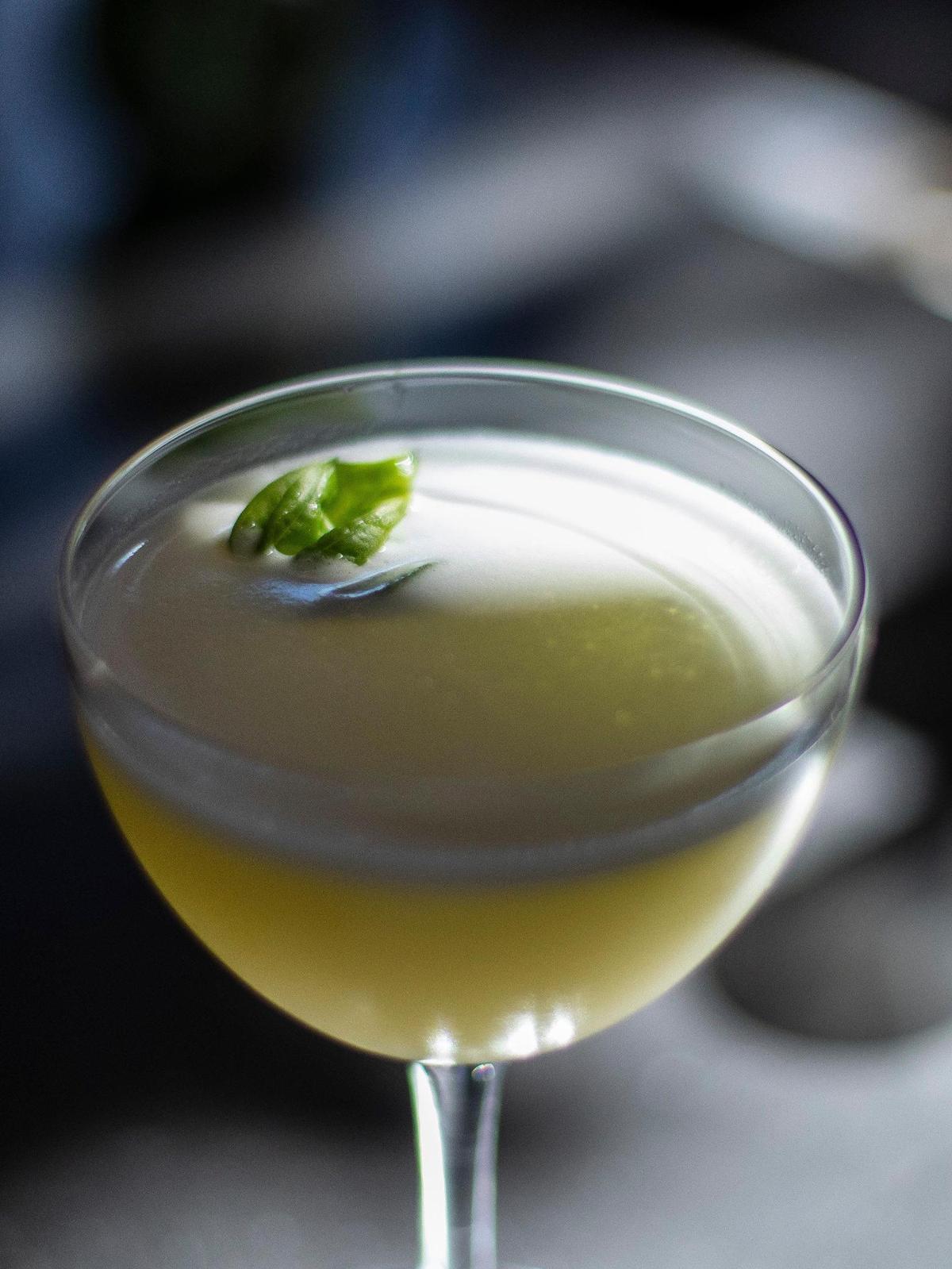 The Limewater is the signature drink at Limewater at 900 Wilkinson Blvd. in Frankfort, Ky. The drink is made with Castle and Key gin, fresh lime juice, simple syrup, aquafaba and basil.