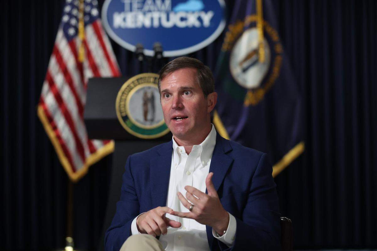 Gov. Andy Beshear in an interview with the Herald-Leader in June 2024.