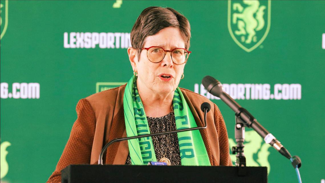 Mayor Linda Gorton credited the investment by LSC’s ownership group as the key to soccer’s rapid growth in Lexington.