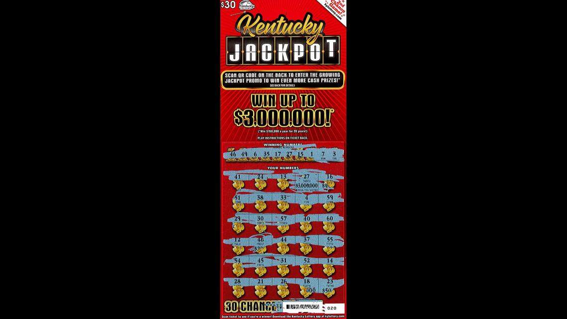 This Kentucky Jackpot ticket proved a $3 million winner recently for a Pikeville man.