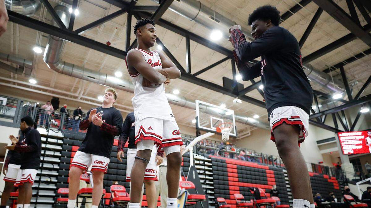 Clark County’s Jerone Morton (11) takes the court before a game against Montgomery County this season. The Cardinals are champions of the 10th Region.