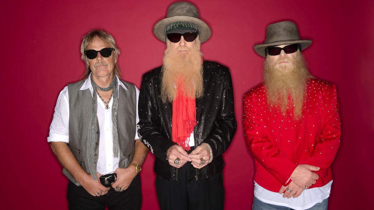 Rock and Roll Hall of Famers ZZ Top: Frank Beard, left, Billy F. Gibbons and Dusty Hill. 