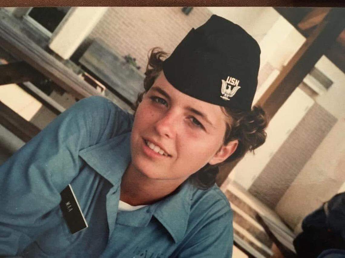 Carla Baker after her enlistment in the U.S. Navy in 1989. Baker said as a female sailor in service, she had to work “10 times as hard as (the men) and… that you’re there because you want to be there. You had to fight against the boys’ club just to be able to do what you signed up to do.”