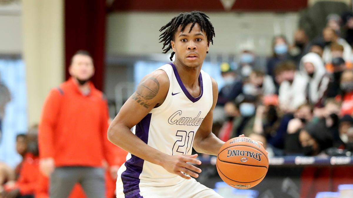 Camden (N.J.) combo guard DJ Wagner has spent much of his high school basketball career as the No. 1 overall recruit in the 2023 class.