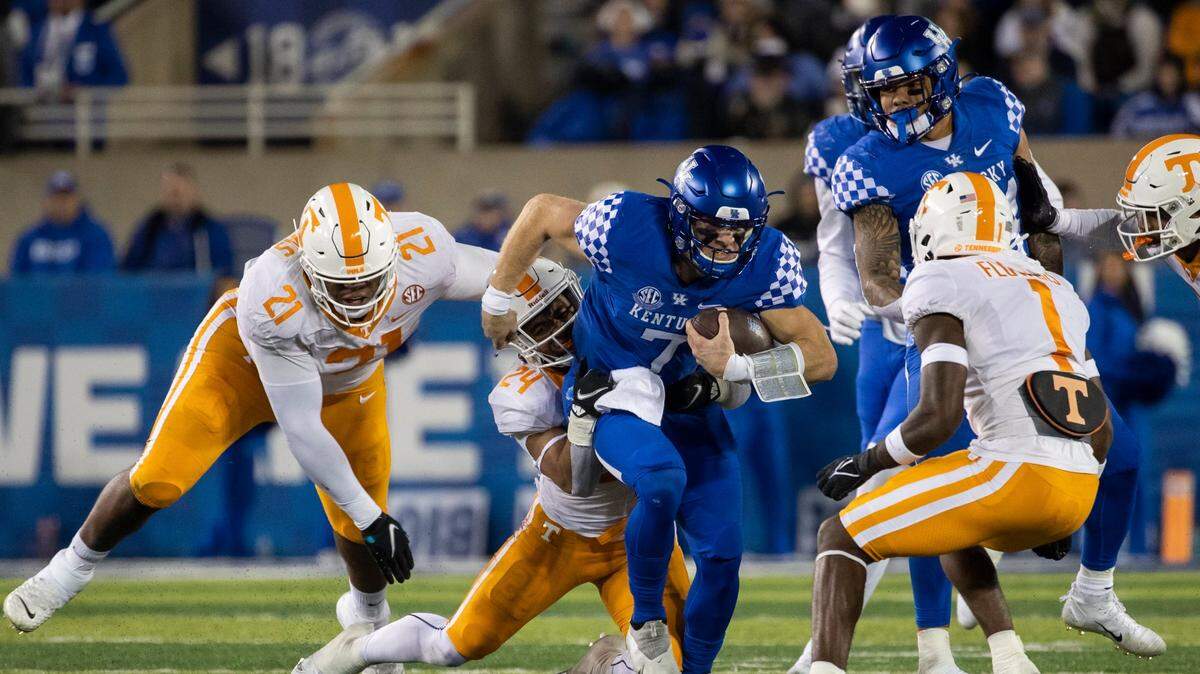 Final statistics from Kentucky football’s 45-42 loss to Tennessee