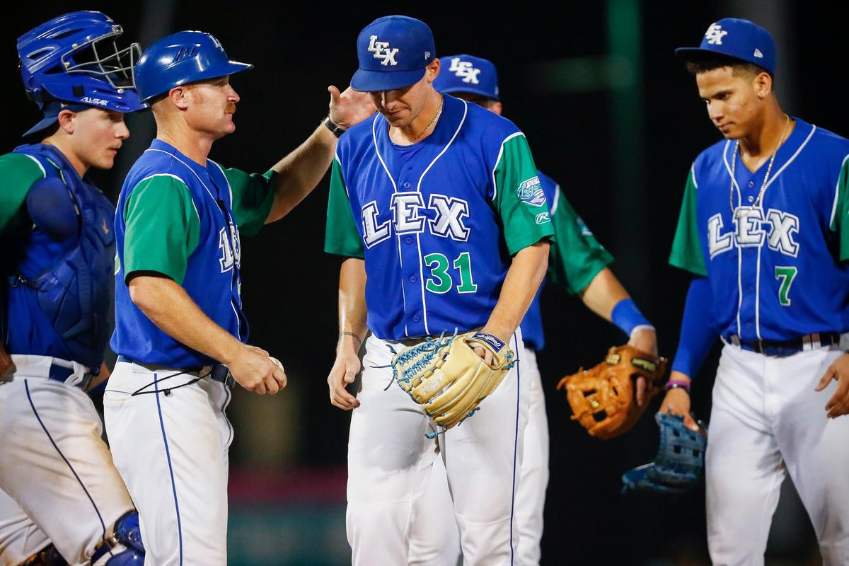Charlie Neuweiler (31) started the game on the mound for Lexington and took the loss after allowing three runs on seven hits over 4 2/3 innings.