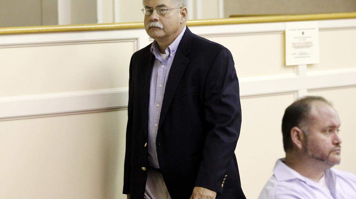 Fire chief Robert Hendricks left council chambers after his  disability pension was denied by the police and fire pension board. Mayor Jim Gray asked for Hendricks' resignation in February.   