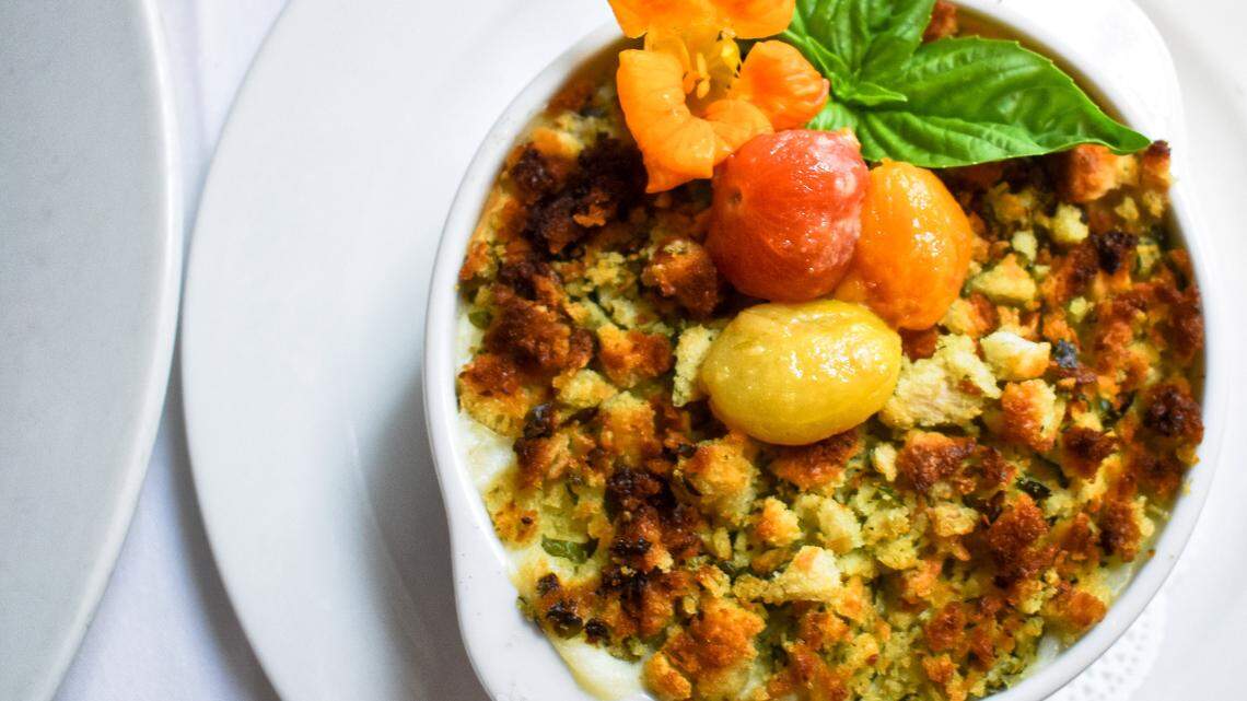 Squash casserole from Holly Hill Inn in Midway. The Kentucky restaurant has been named as a semifinalist for a James Beard Award.