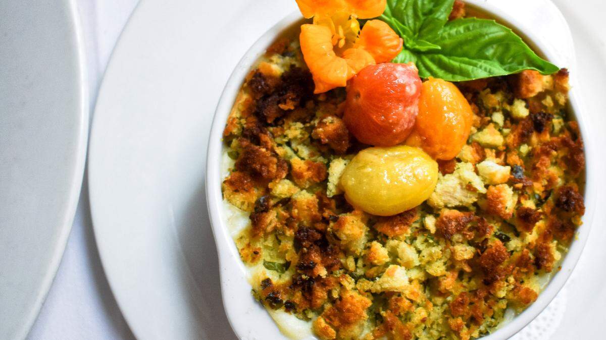Squash casserole from Holly Hill Inn in Midway. The Kentucky restaurant has been named as a semifinalist for a James Beard Award.