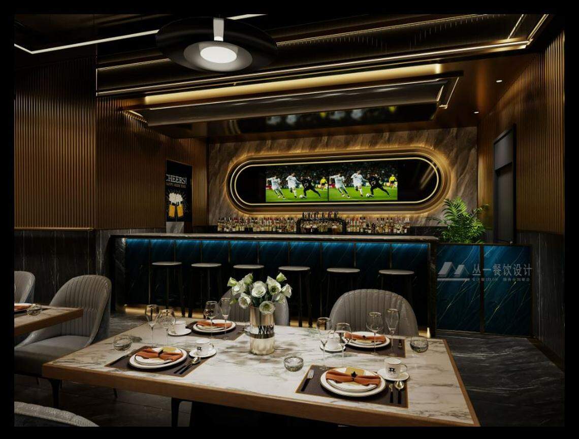 A rendering of how the new Osaka Japanese Restaurant in Great Acres will look when it’s ready to open later this year. It will be the second Lexington location of the popular Japanese and sushi restaurant.