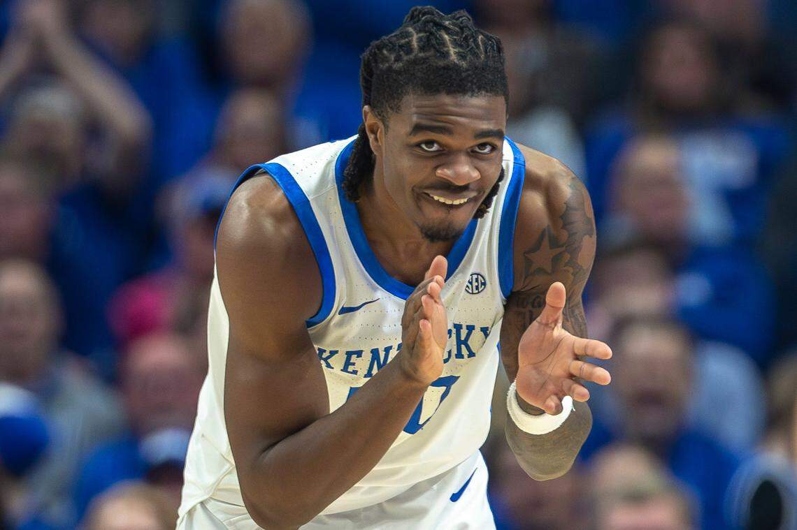 Otega Oweh has been among the elite defenders for the Kentucky Wildcats this season.