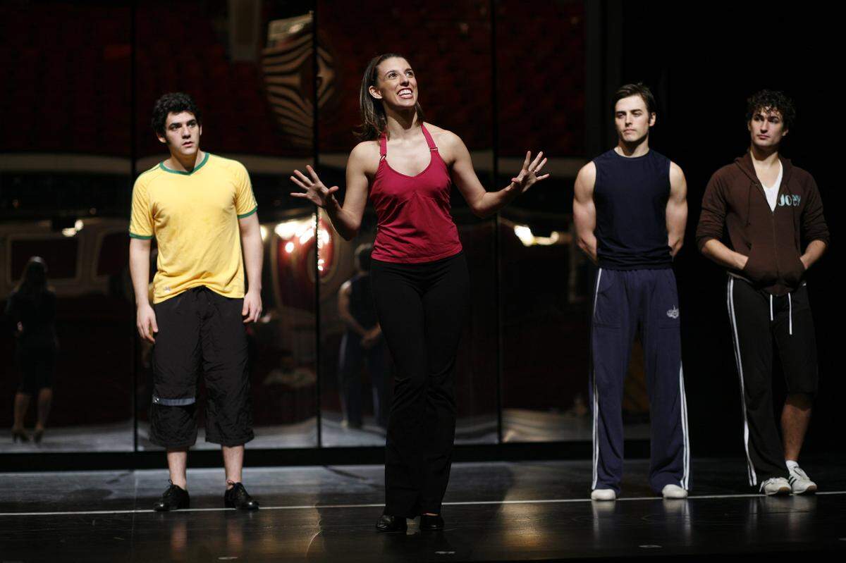 Lyndy Franklin during a swing and understudy rehearsal for “A Chorus  Line.”