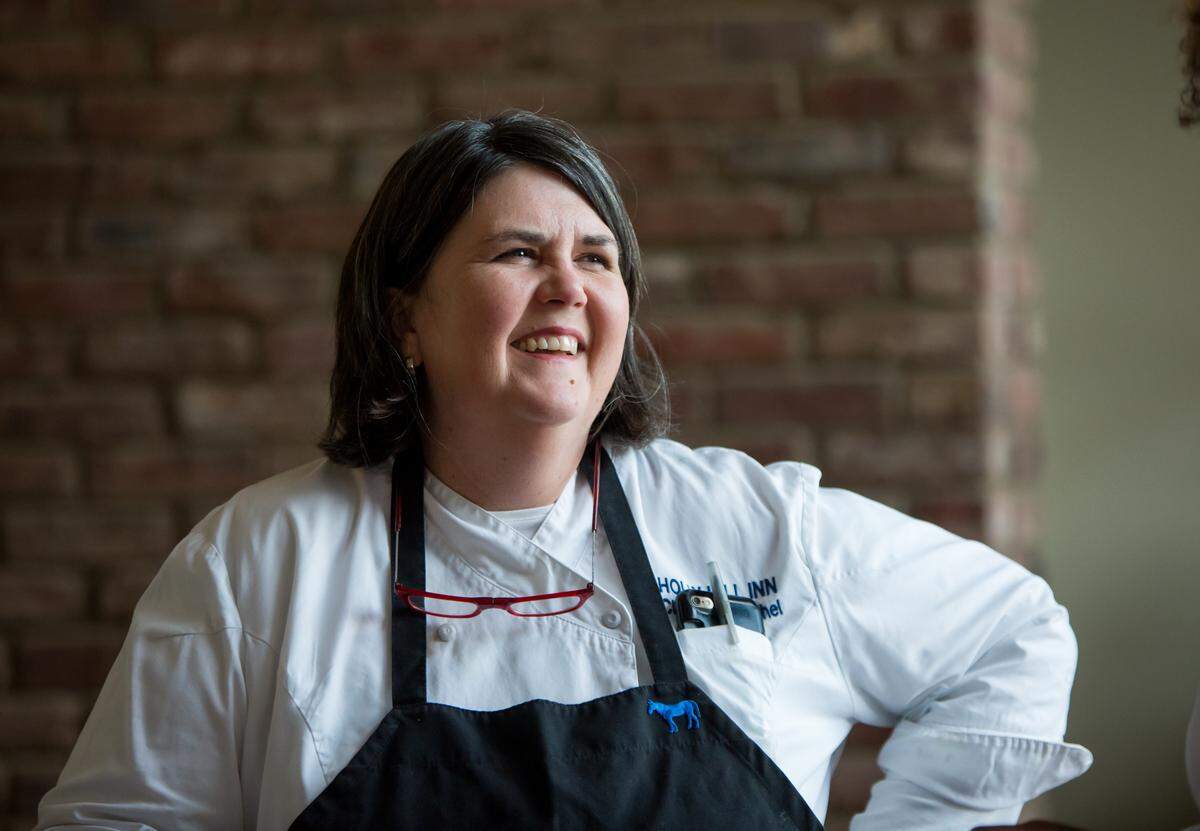 Chef Ouita Michel and her husband Chris opened Holly Hill in 2001; their culinary group now includes Honeywood, Smithtown Seafood, The Midway Bakery, Wallace Station, Windy Corner, Penny’s at Pomegranate, and the Holly Hill Cooking Studio.