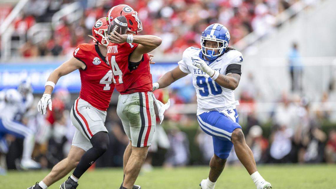 Cutter Boley’s passing can’t save UK football. See stats from Cats’ loss at Georgia