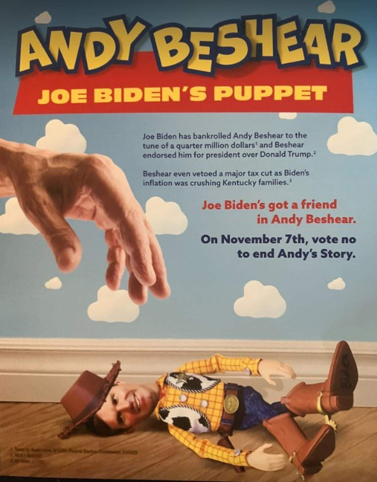 A mailer from Bluegrass Freedom Action