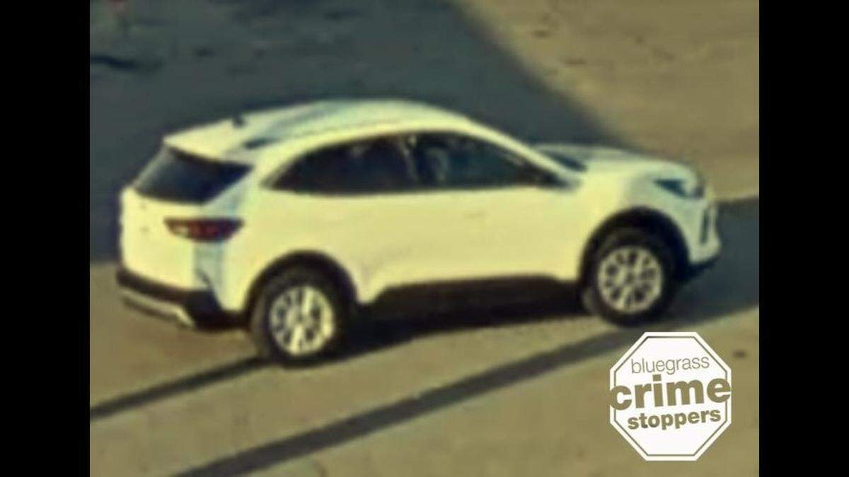 Lexington police say this vehicle was believed to have been involved in a shooting at a Speedway gas station on Aug. 8, 2023.