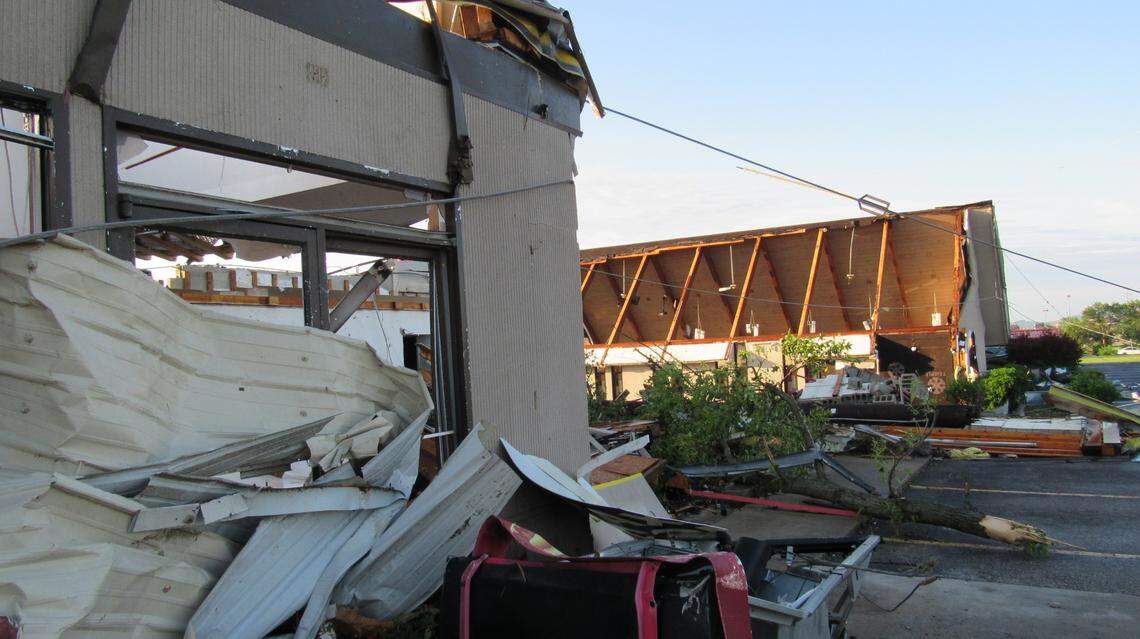 A Lutheran church was damaged at the intersection of U.S. 27 and Parkers Mill Road in Somerset after significant overnight storms May 17, 2025.
