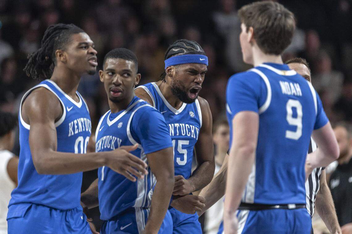 The Kentucky Wildcats have spent most of this season ranked among the top 10 teams in the AP Top 25 poll.