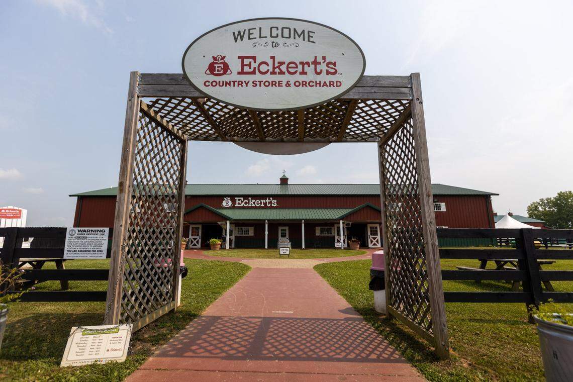 Eckerts Orchard and Country Store in Versailles is owned by a family-owned farming and orchard operation based in Illinois. Before the company bought it, the name was Boyd Orchards.