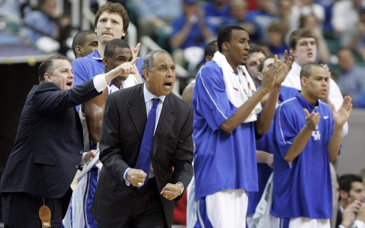 Tubby Smith had a record of 263-83 at Kentucky’s head coach from 1997-2007. The Wildcats won seven SEC regular-season championships, five SEC Tournament titles and one NCAA crown under his watch.