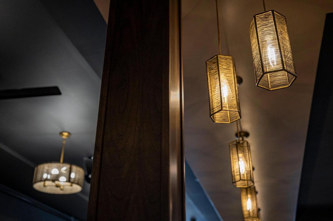 Lighting fixtures at The Melroy on Thursday, July 3, 2025, at 144 N. Broadway in Lexington, Ky.