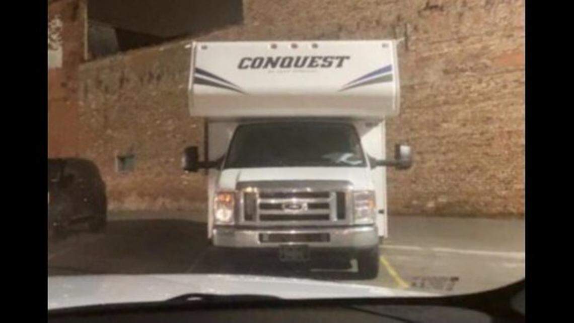 Lexington police evacuated areas of downtown after an explosives detection canine was “alerted” while inspecting this RV, police said. The RV turned out to not have any explosives in it, police said.