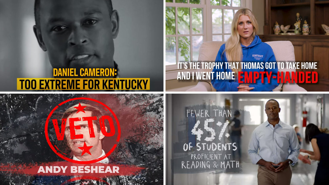 A flurry of new ads in the Kentucky governor’s race between incumbent Democrat Gov. Andy Beshear and Republican challenger Attorney General were released this week.