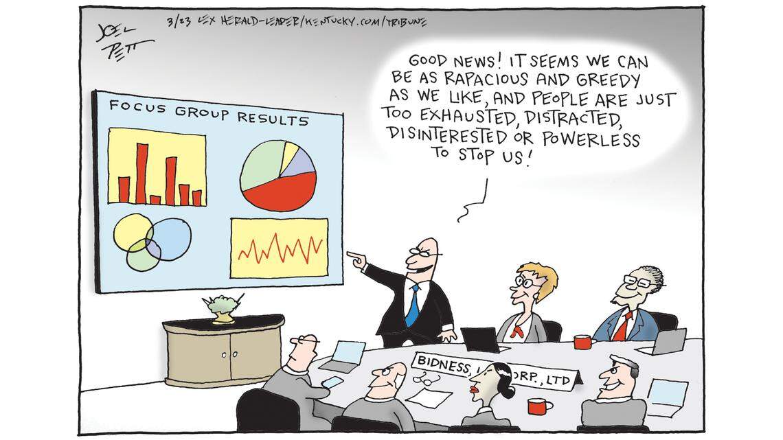 Joel Pett: Business always wins