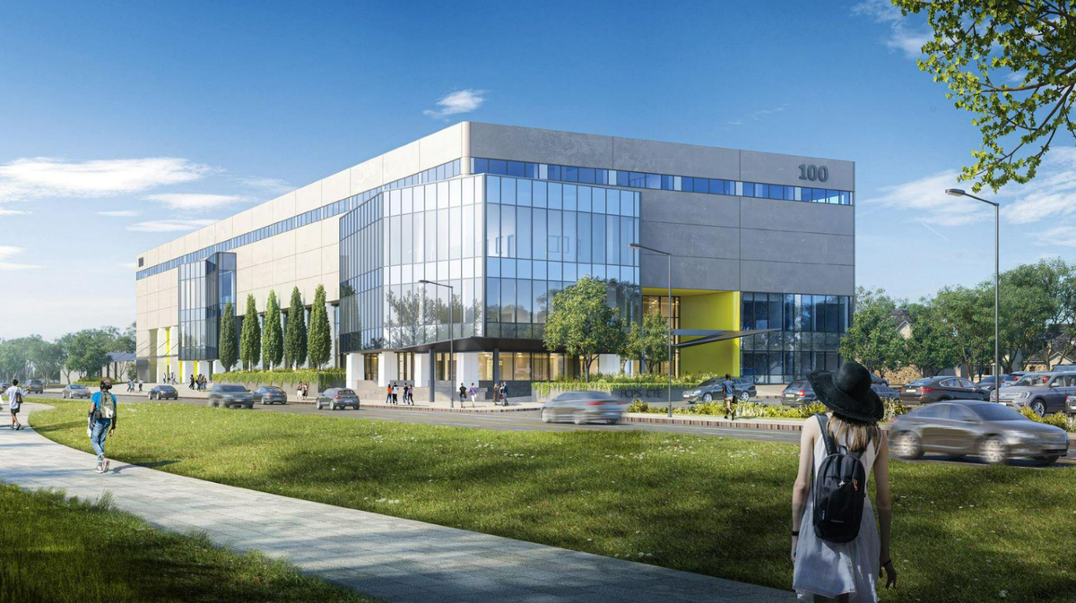 Fayette County Public School’s proposed Career and Technical Center, shown here in a rendering, is scheduled to open in fall 2025.