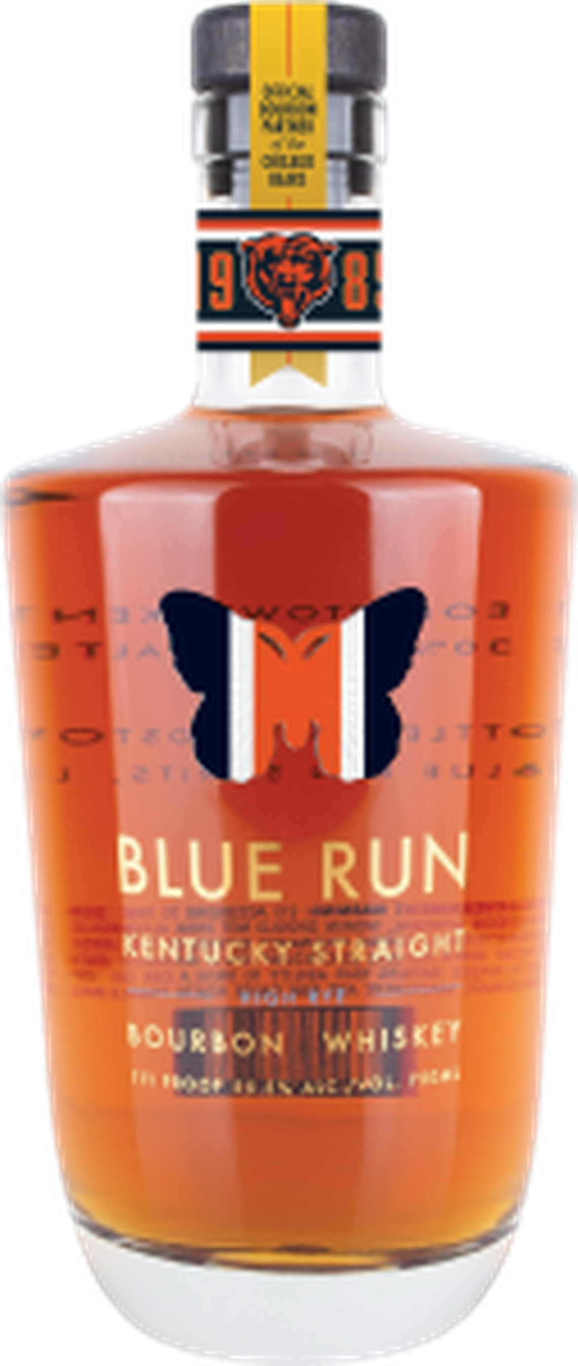 Blue Run Spirits has released a special bottle of its high rye Kentucky Straight Bourbon that commemorates the 40th anniversary of the Chicago Bears’ amazing 1985 season.