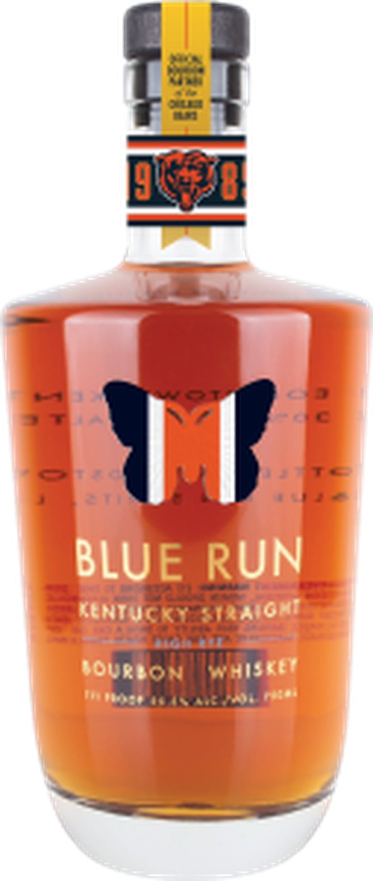 Blue Run Spirits has released a special bottle of its high rye Kentucky Straight Bourbon that commemorates the 40th anniversary of the Chicago Bears’ amazing 1985 season.