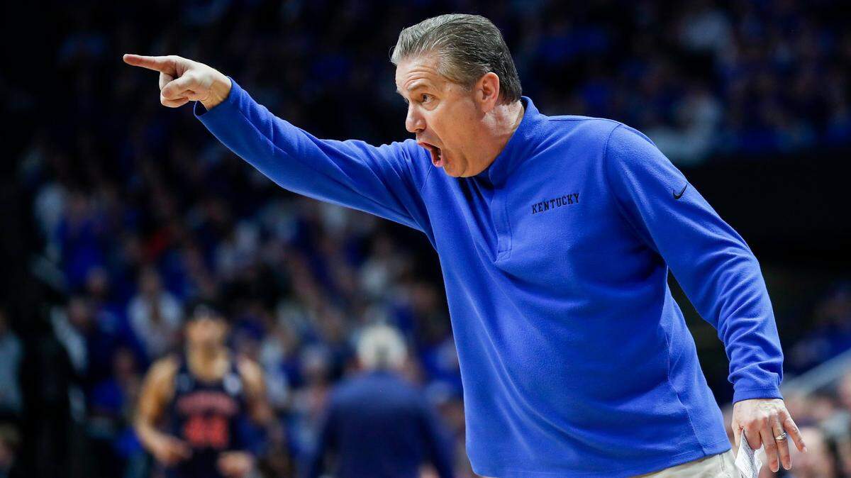 Kentucky head coach John Calipari doing his homework in the NCAA transfer portal while awaiting stay-or-go decisions from several current Wildcats.