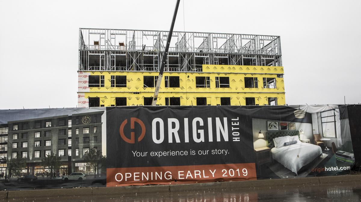 Under construction at the Summit is the Origin, a boutique hotel scheduled to open in April 2019, which will feature 120 guest rooms, retail space and The Still restaurant.