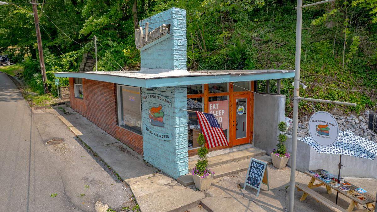 Mandi Sheffel recently opened the Red Spotted Newt bookstore in downtown Hazard.