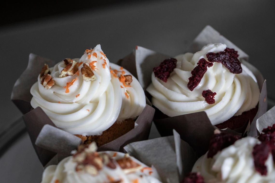Cupcakes at Backroads Bakery at 109 W. 6th St. in Lexington.