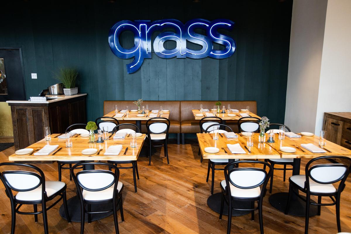Dining area of the 33 Staves restaurant located within the Origin Hotel in Lexington, which opened to the public on July 22, 2019.