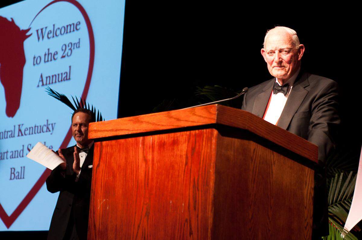 Former Keeneland president James E. “Ted” Bassett chaired the event, taking over after Sam Barnes died last summer.