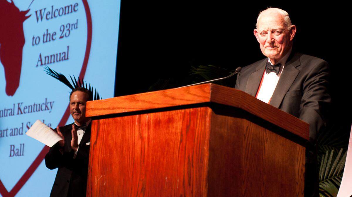 Former Keeneland president James E. “Ted” Bassett chaired the event, taking over after Sam Barnes died last summer.
