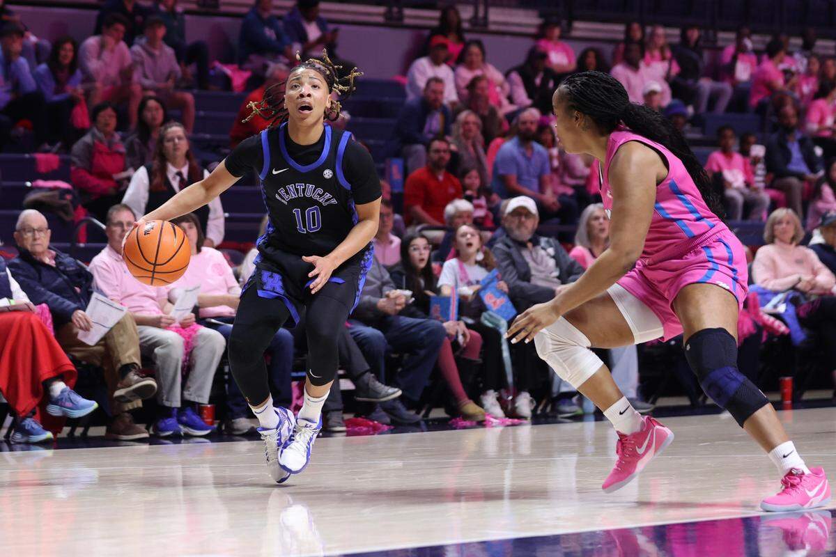 Unranked Ole Miss ended No. 8 Kentucky’s three-game winning streak just hours after the Wildcats moved into the top 10 in the rankings for the first time since 2021.