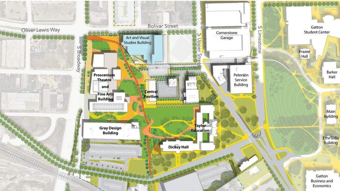 A $150 million donation from the Bill Gatton Foundation will go toward a new arts district at the University of Kentucky, President Eli Capilouto announced Dec. 2.